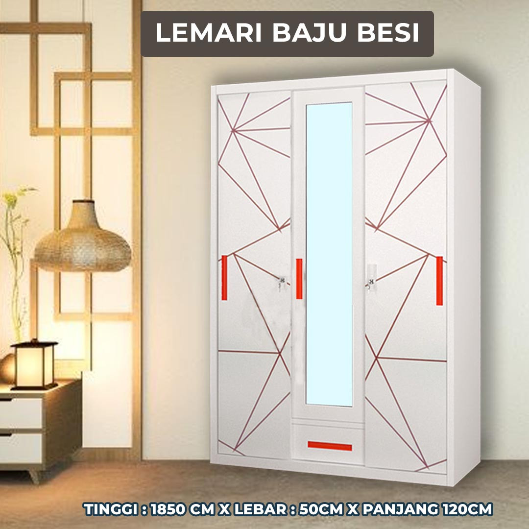 Lemari Baju Besi